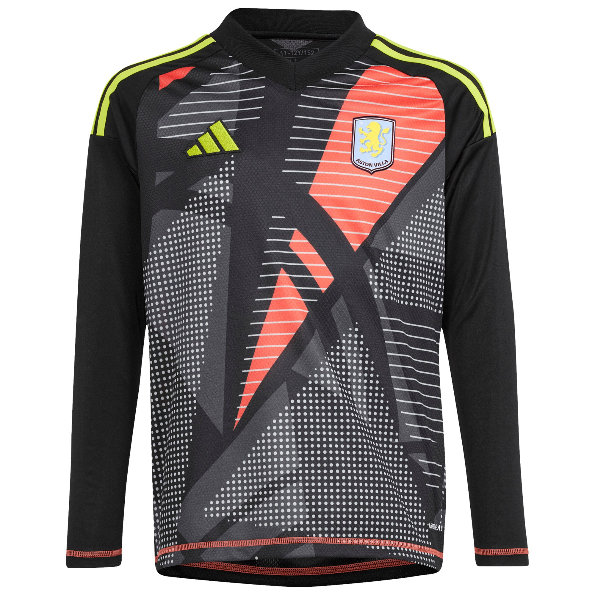aston villa wsl adidas goalkeeper shirt 2024-25 – long sleeve – kids with talbert 26 printing Collection | Aston Villa Fan Shop