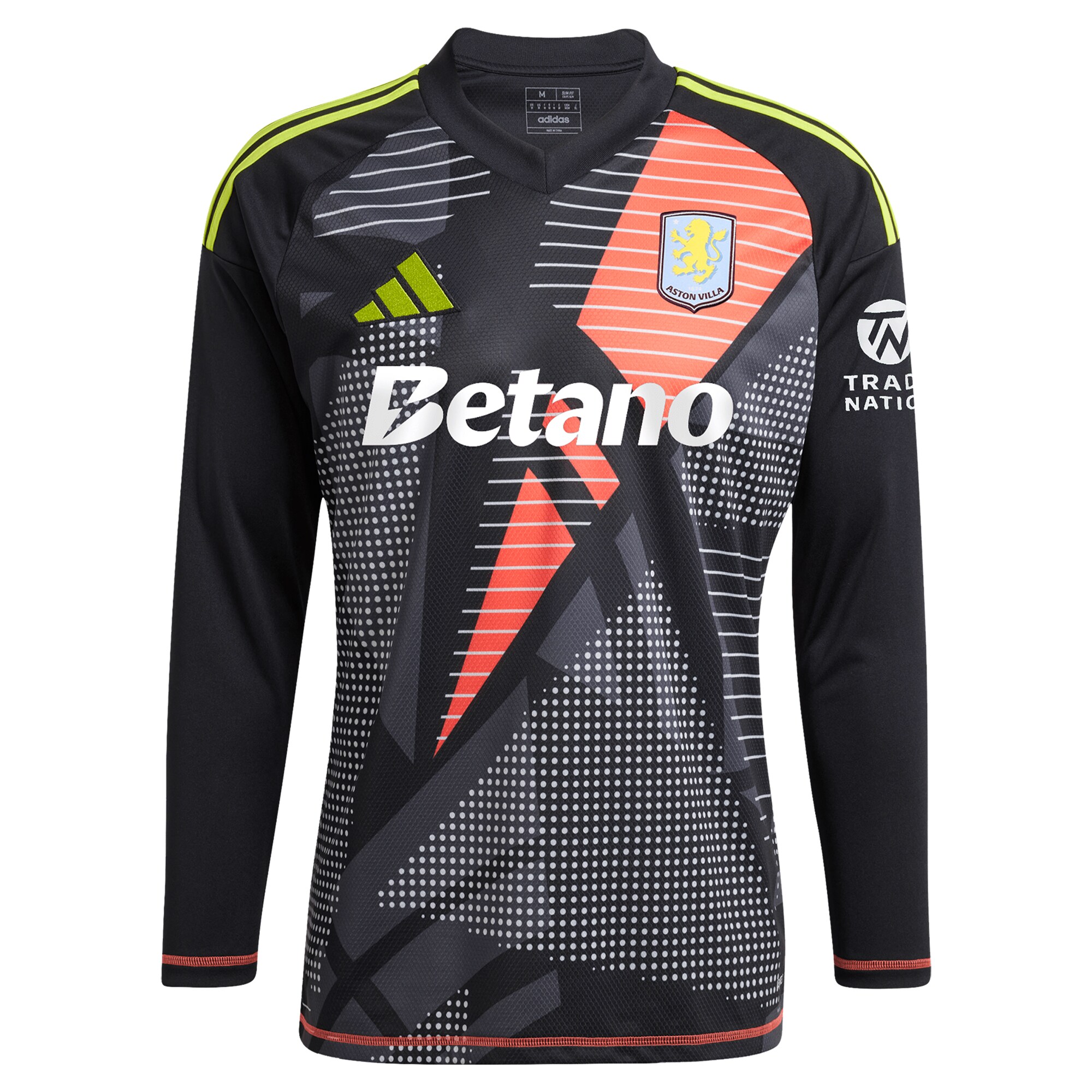 aston villa wsl adidas goalkeeper shirt 2024-25 – long sleeve with d8217angelo 1 printing Collection | Aston Villa Fan Shop
