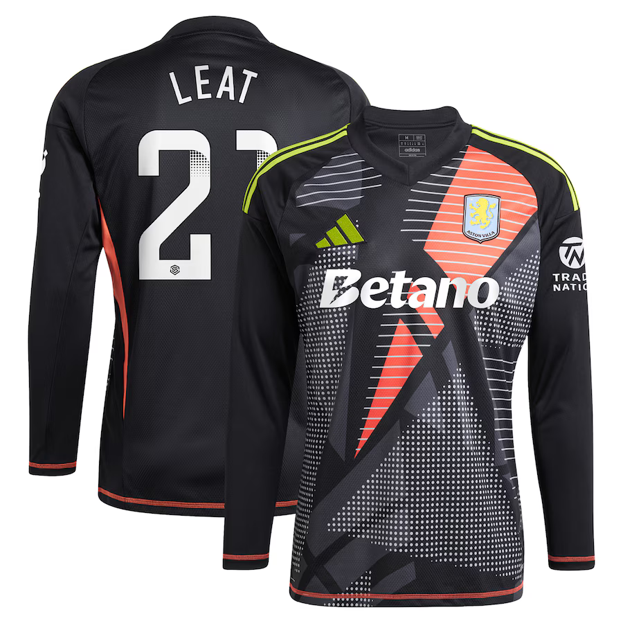 aston villa wsl adidas goalkeeper shirt 2024-25 – long sleeve with leat 21 printing – 202030947 Collection | Aston Villa Fan Shop