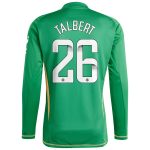 aston villa wsl adidas goalkeeper shirt 2024-25 – long sleeve with talbert 26 printing 202849399 Collection | Aston Villa Fan Shop