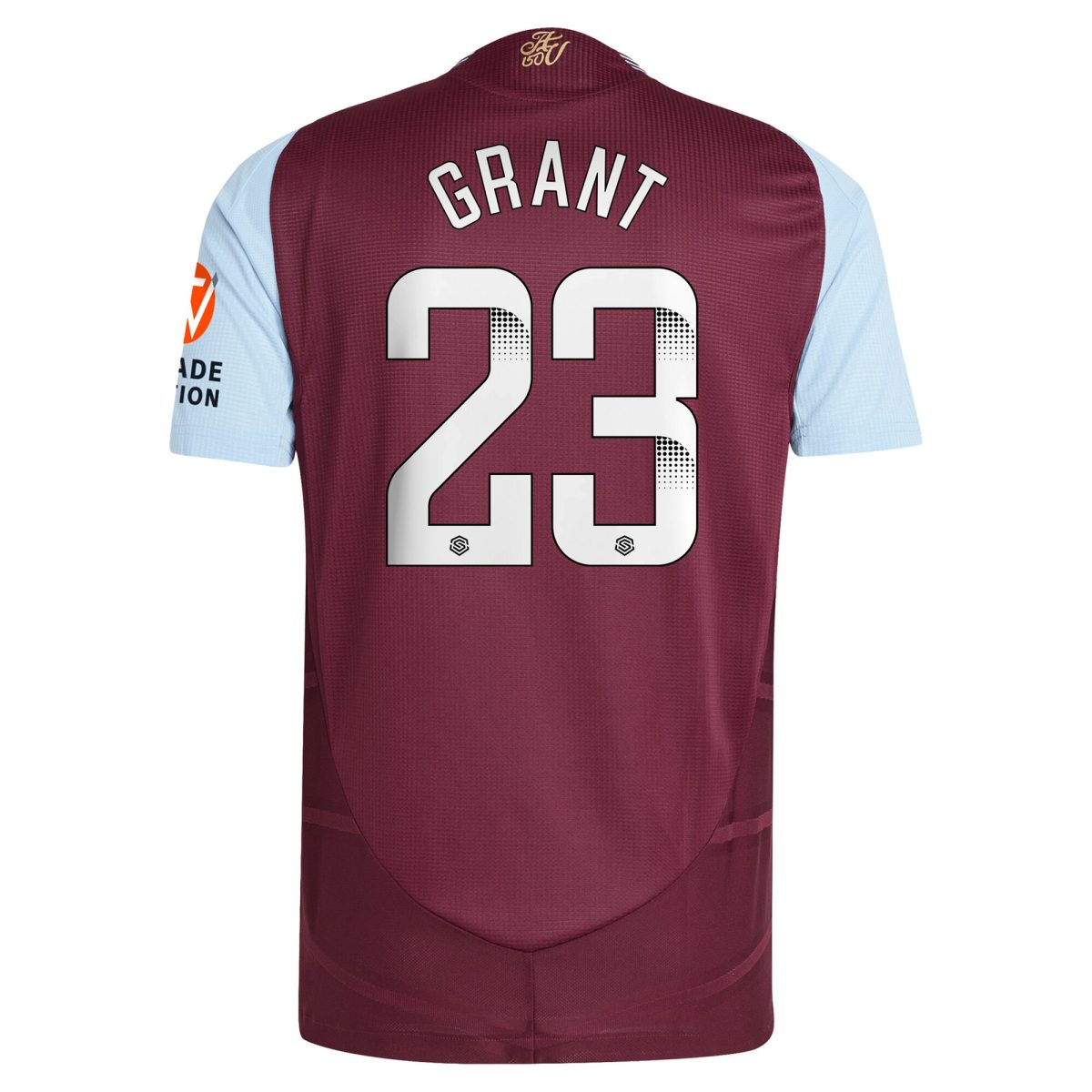 aston villa wsl adidas home authentic shirt 2024-25 with grant 23 printing Collection | Aston Villa Fan Shop