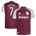 aston villa wsl adidas home authentic shirt 2024-25 with kearns 7 printing Collection | Aston Villa Fan Shop