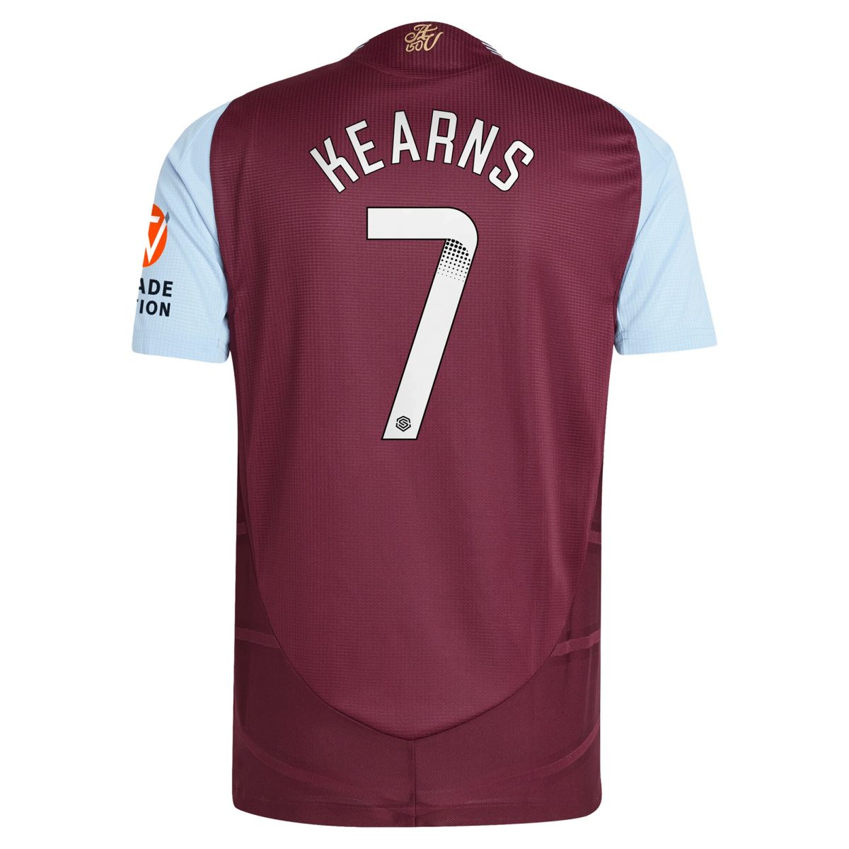 aston villa wsl adidas home authentic shirt 2024-25 with kearns 7 printing Collection | Aston Villa Fan Shop