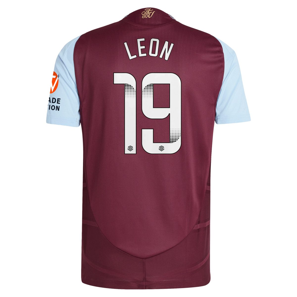 aston villa wsl adidas home authentic shirt 2024-25 with leon 19 printing Collection | Aston Villa Fan Shop