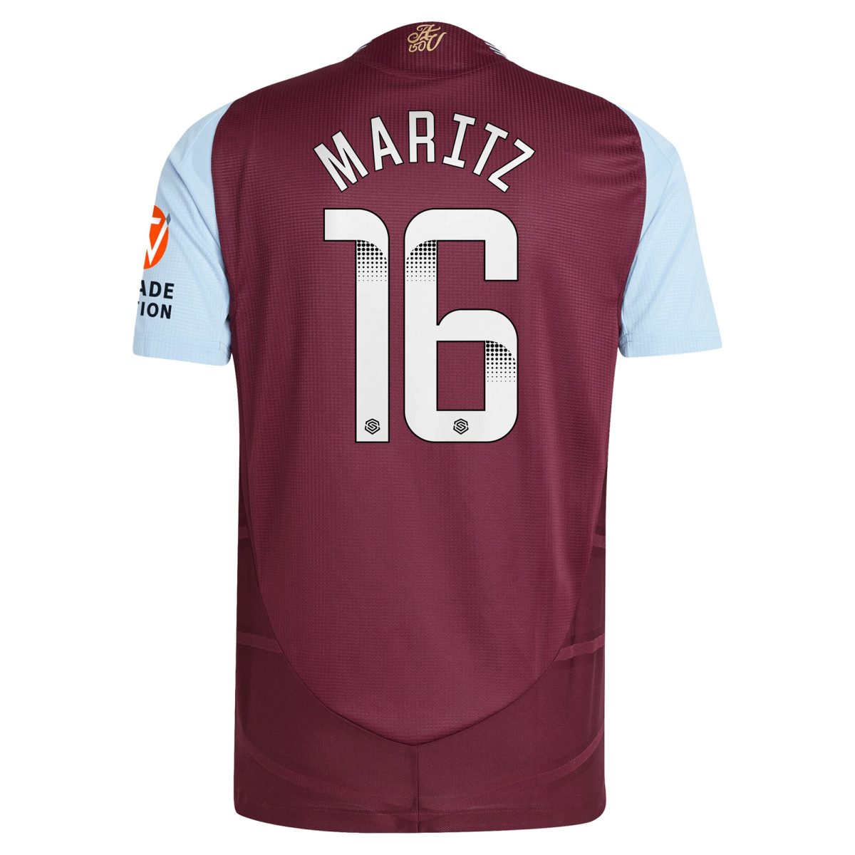 aston villa wsl adidas home authentic shirt 2024-25 with maritz 26 printing Collection | Aston Villa Fan Shop