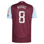 aston villa wsl adidas home authentic shirt 2024-25 with nobbs 8 printing Collection | Aston Villa Fan Shop