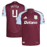 aston villa wsl adidas home authentic shirt 2024-25 with patten 4 printing Collection | Aston Villa Fan Shop