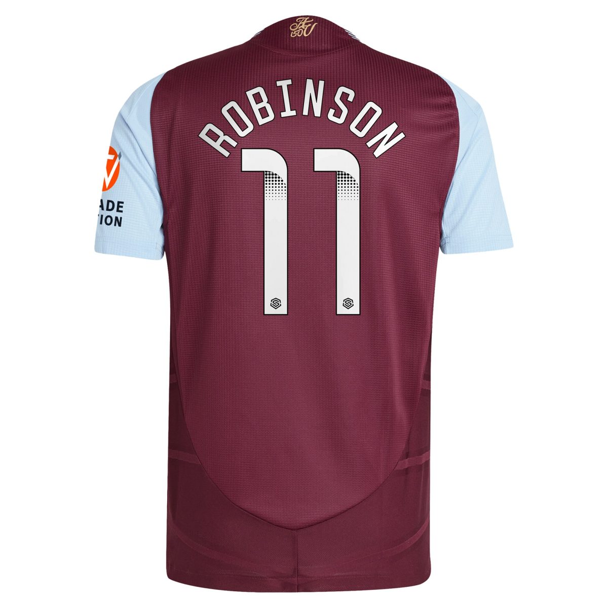 aston villa wsl adidas home authentic shirt 2024-25 with robinson 11 printing Collection | Aston Villa Fan Shop