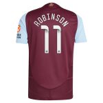 aston villa wsl adidas home authentic shirt 2024-25 with robinson 11 printing Collection | Aston Villa Fan Shop