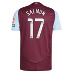 aston villa wsl adidas home authentic shirt 2024-25 with salmon 17 printing Collection | Aston Villa Fan Shop