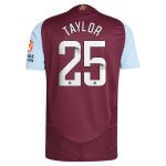 aston villa wsl adidas home authentic shirt 2024-25 with taylor 25 printing Collection | Aston Villa Fan Shop