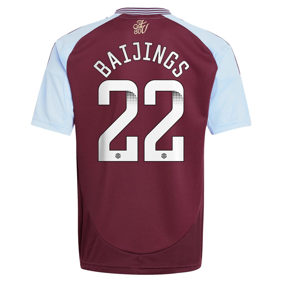 aston villa wsl adidas home shirt 2024-25 – kids with baijings 22 printing Collection | Aston Villa Fan Shop