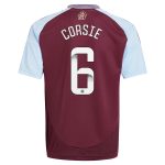 aston villa wsl adidas home shirt 2024-25 – kids with corsie 6 printing Collection | Aston Villa Fan Shop