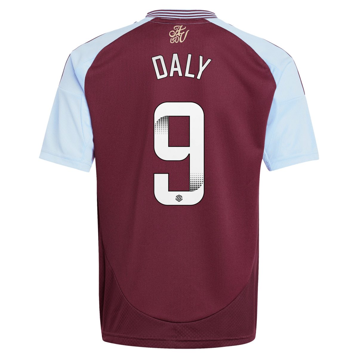 aston villa wsl adidas home shirt 2024-25 – kids with daly 9 printing Collection | Aston Villa Fan Shop