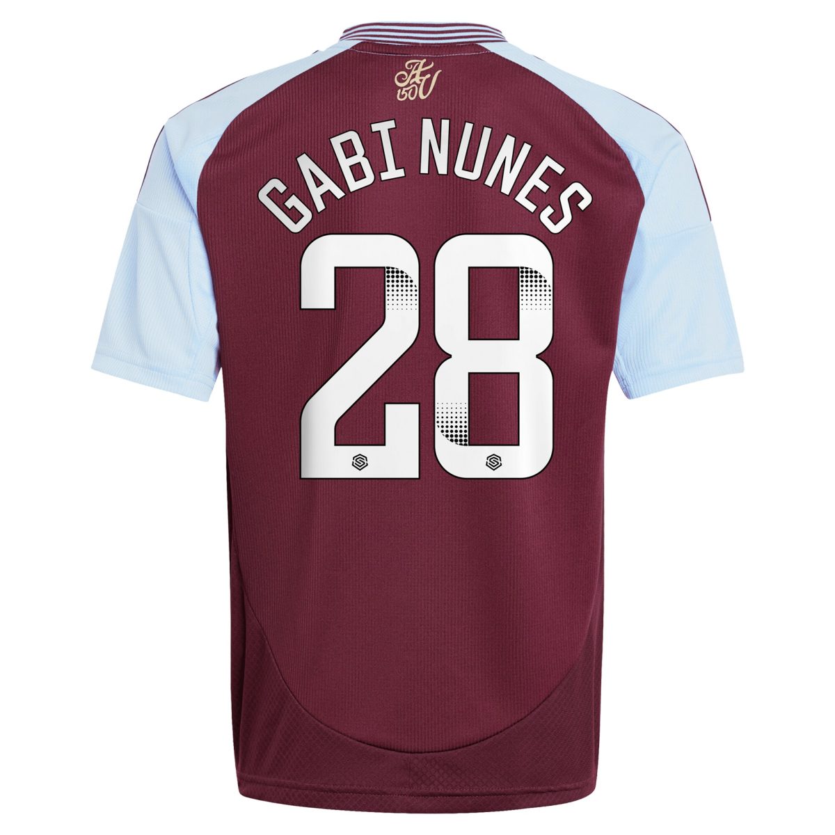 aston villa wsl adidas home shirt 2024-25 – kids with gabi nunes 28 printing Collection | Aston Villa Fan Shop