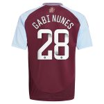 aston villa wsl adidas home shirt 2024-25 – kids with gabi nunes 28 printing Collection | Aston Villa Fan Shop