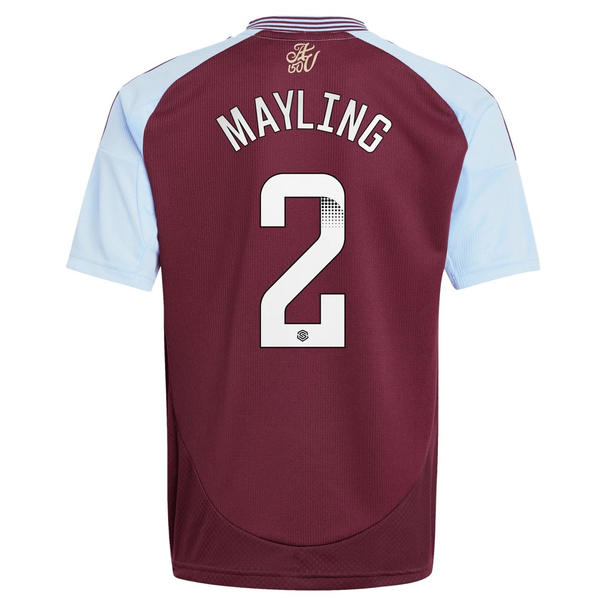 aston villa wsl adidas home shirt 2024-25 – kids with mayling 2 printing Collection | Aston Villa Fan Shop