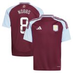 aston villa wsl adidas home shirt 2024-25 – kids with nobbs 8 printing Collection | Aston Villa Fan Shop