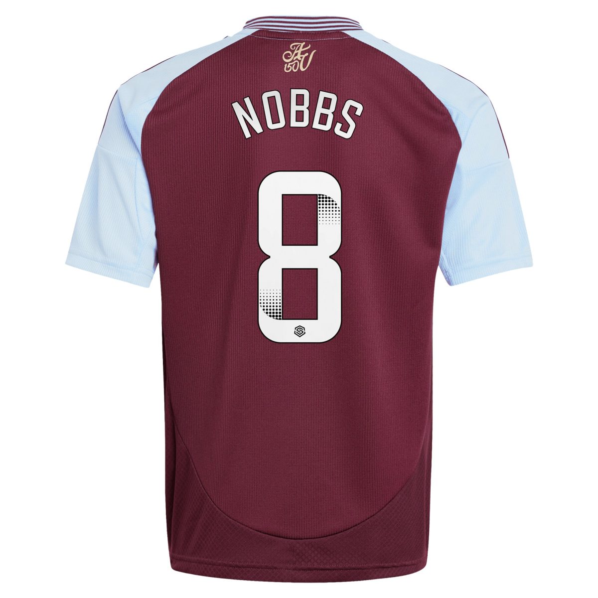 aston villa wsl adidas home shirt 2024-25 – kids with nobbs 8 printing Collection | Aston Villa Fan Shop
