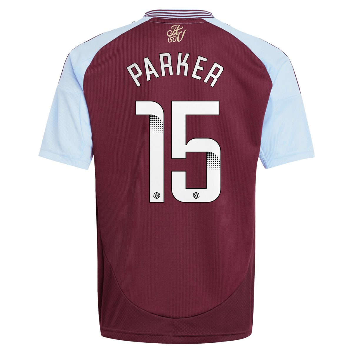 aston villa wsl adidas home shirt 2024-25 – kids with parker 15 printing Collection | Aston Villa Fan Shop