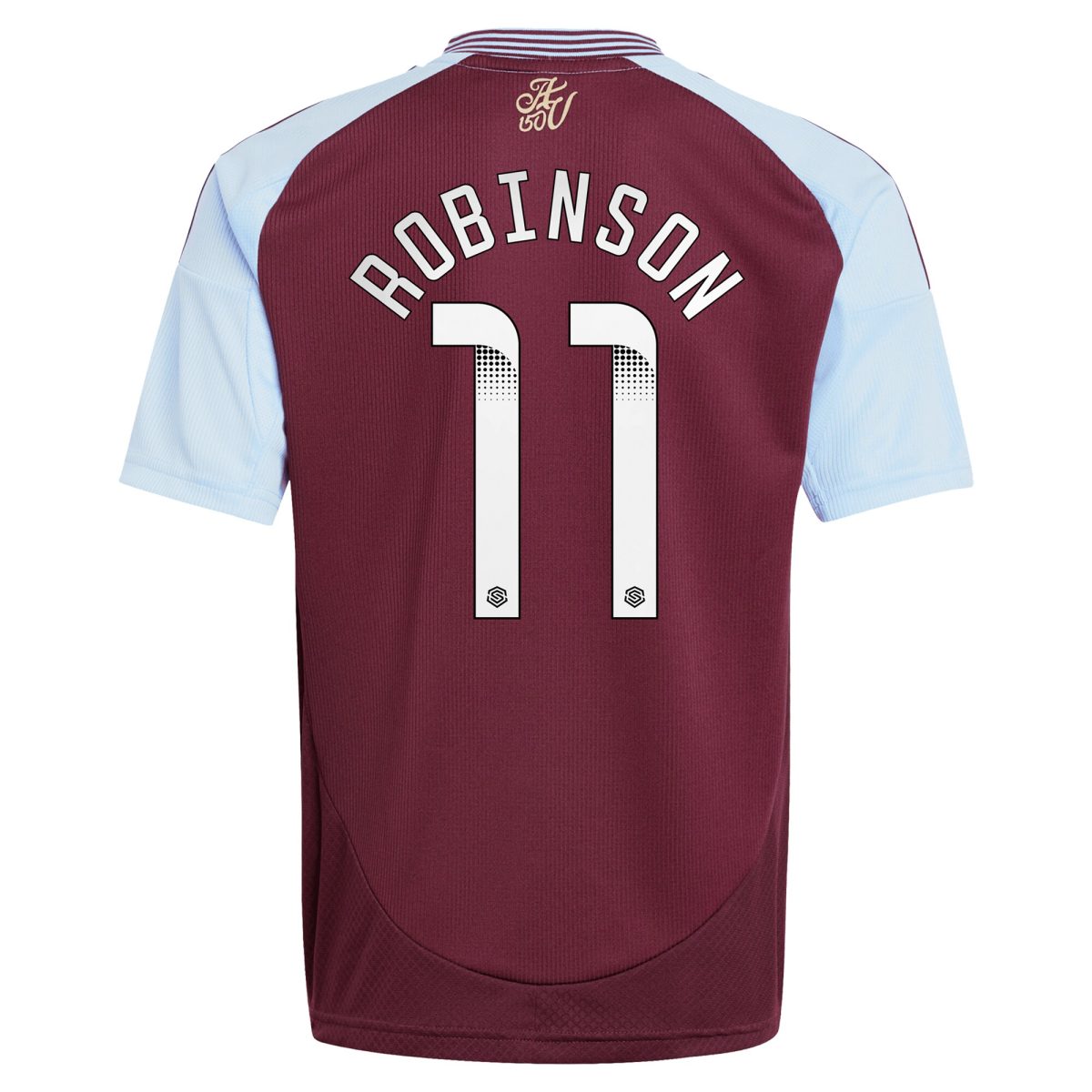 aston villa wsl adidas home shirt 2024-25 – kids with robinson 11 printing Collection | Aston Villa Fan Shop