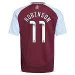 aston villa wsl adidas home shirt 2024-25 – kids with robinson 11 printing Collection | Aston Villa Fan Shop
