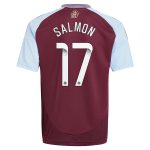 aston villa wsl adidas home shirt 2024-25 – kids with salmon 17 printing Collection | Aston Villa Fan Shop
