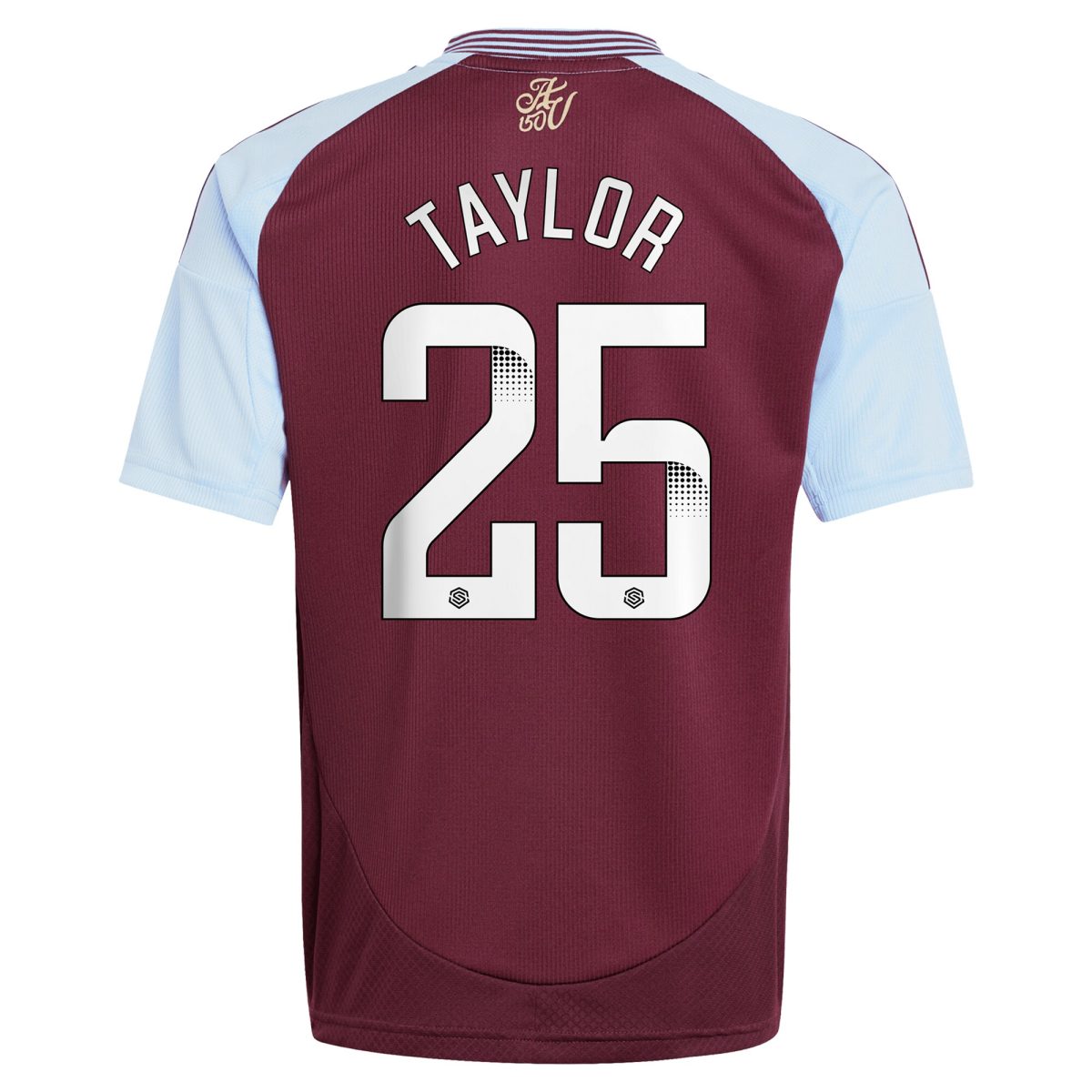 aston villa wsl adidas home shirt 2024-25 – kids with taylor 25 printing Collection | Aston Villa Fan Shop