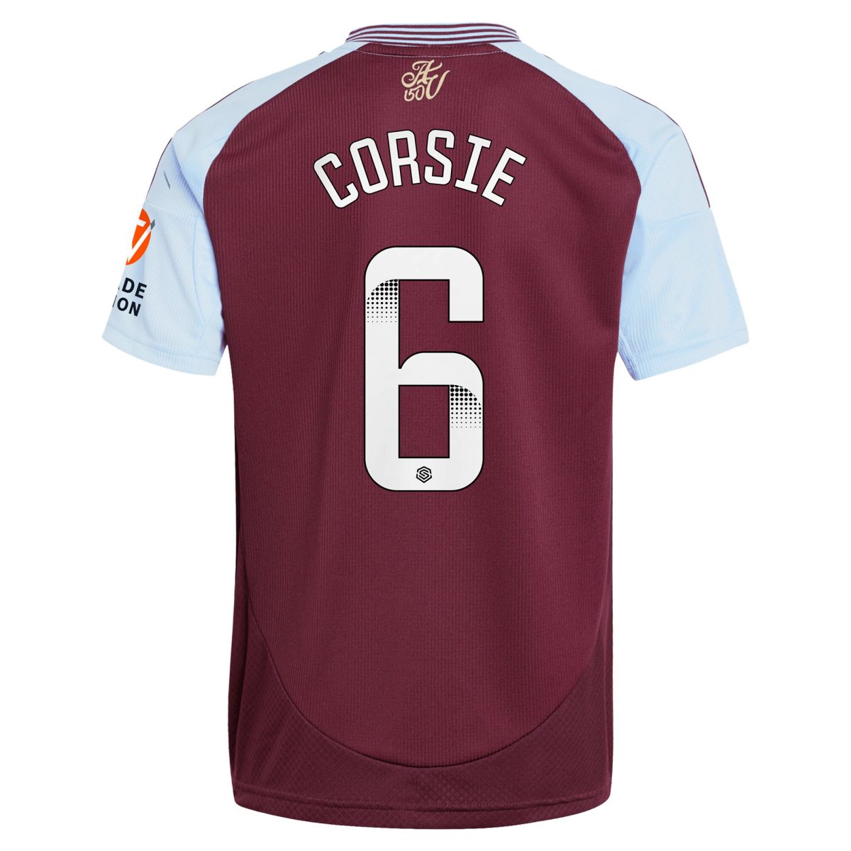 aston villa wsl adidas home shirt 2024-25 with corsie 6 printing Collection | Aston Villa Fan Shop