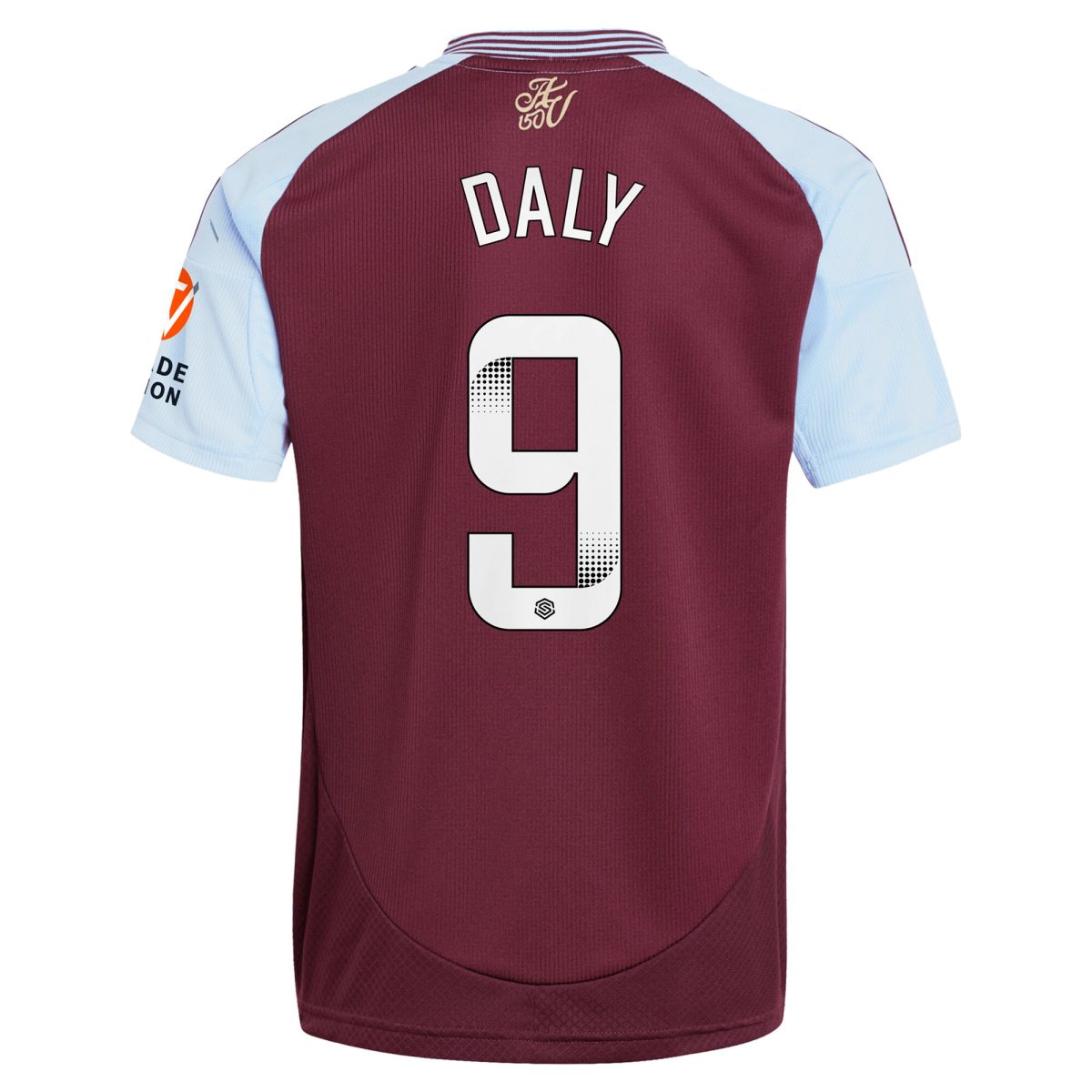 aston villa wsl adidas home shirt 2024-25 with daly 9 printing Collection | Aston Villa Fan Shop