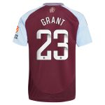 aston villa wsl adidas home shirt 2024-25 with grant 23 printing Collection | Aston Villa Fan Shop