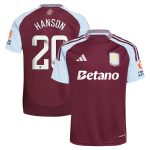 aston villa wsl adidas home shirt 2024-25 with hanson 20 printing Collection | Aston Villa Fan Shop