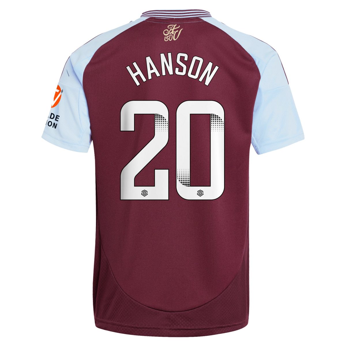 aston villa wsl adidas home shirt 2024-25 with hanson 20 printing Collection | Aston Villa Fan Shop