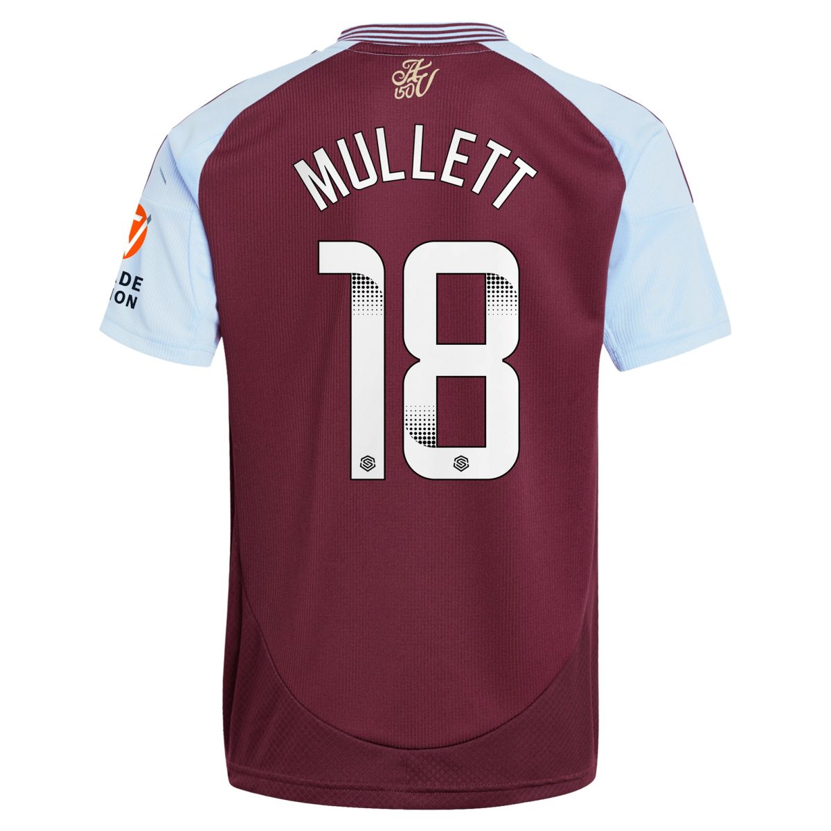 aston villa wsl adidas home shirt 2024-25 with mullett 18 printing Collection | Aston Villa Fan Shop