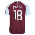 aston villa wsl adidas home shirt 2024-25 with mullett 18 printing Collection | Aston Villa Fan Shop