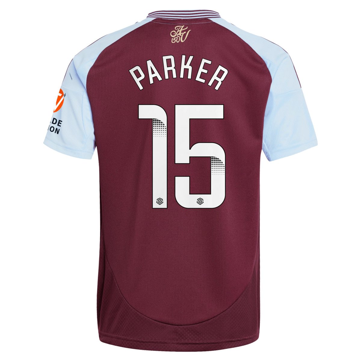 aston villa wsl adidas home shirt 2024-25 with parker 15 printing Collection | Aston Villa Fan Shop