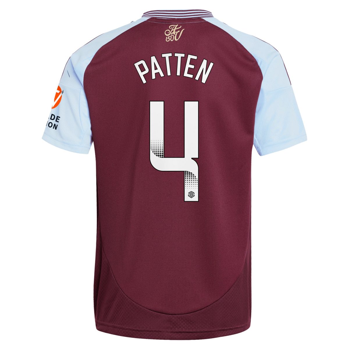 aston villa wsl adidas home shirt 2024-25 with patten 4 printing Collection | Aston Villa Fan Shop
