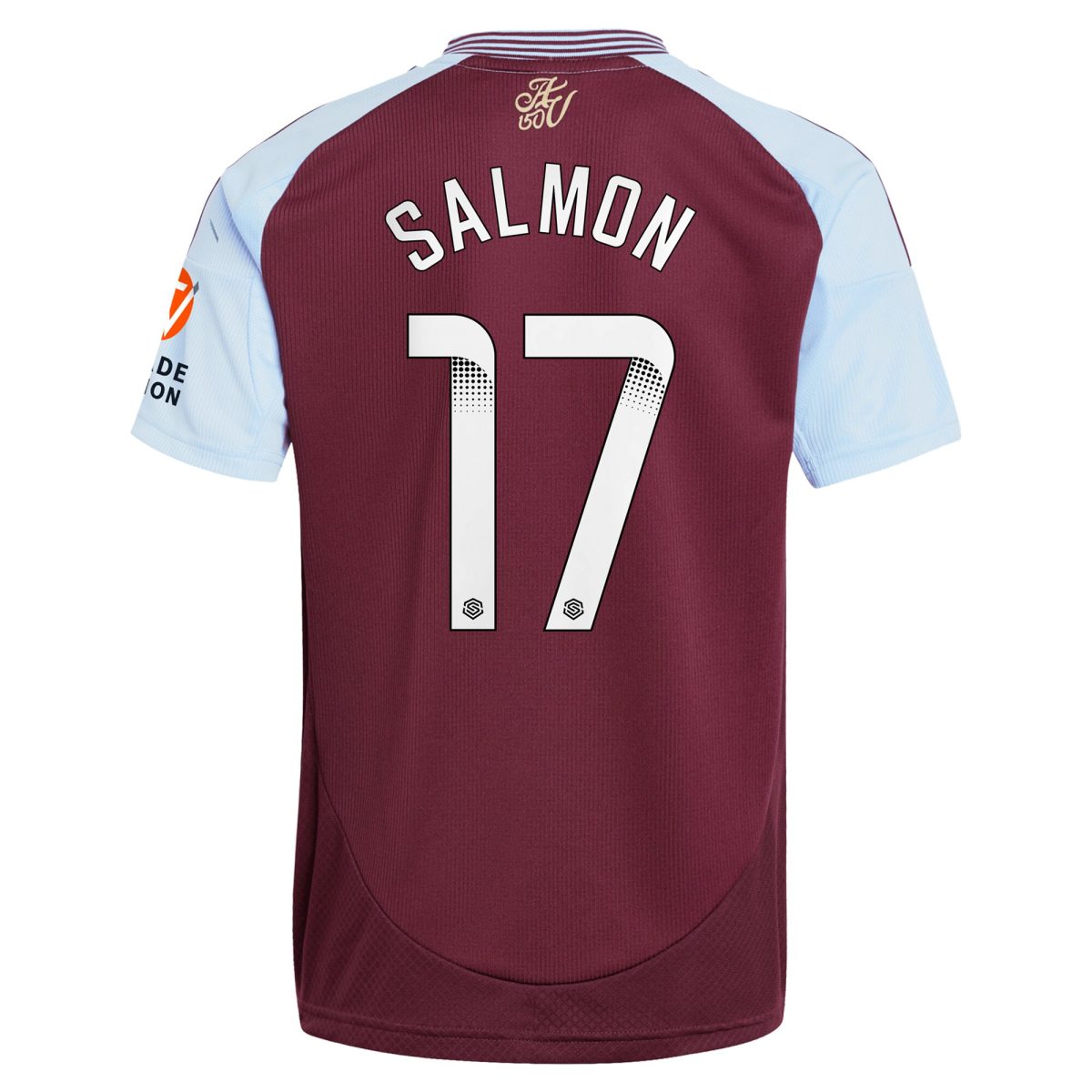 aston villa wsl adidas home shirt 2024-25 with salmon 17 printing Collection | Aston Villa Fan Shop