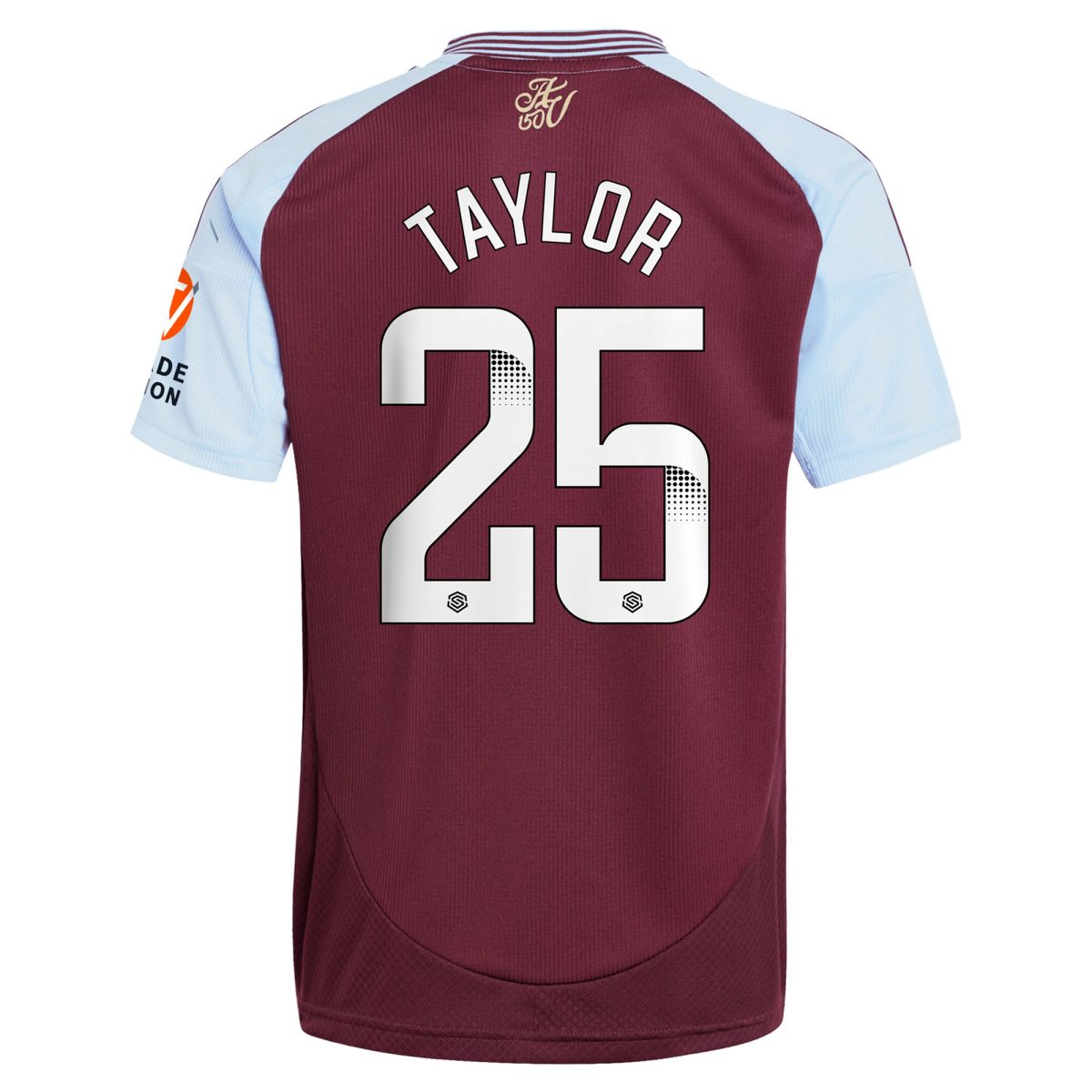 aston villa wsl adidas home shirt 2024-25 with taylor 25 printing Collection | Aston Villa Fan Shop