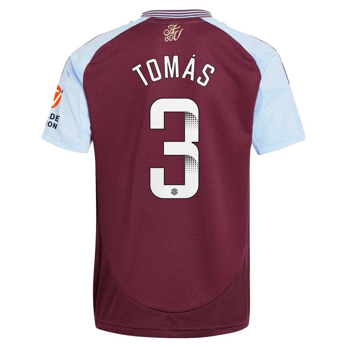 aston villa wsl adidas home shirt 2024-25 with tomás 3 printing Collection | Aston Villa Fan Shop