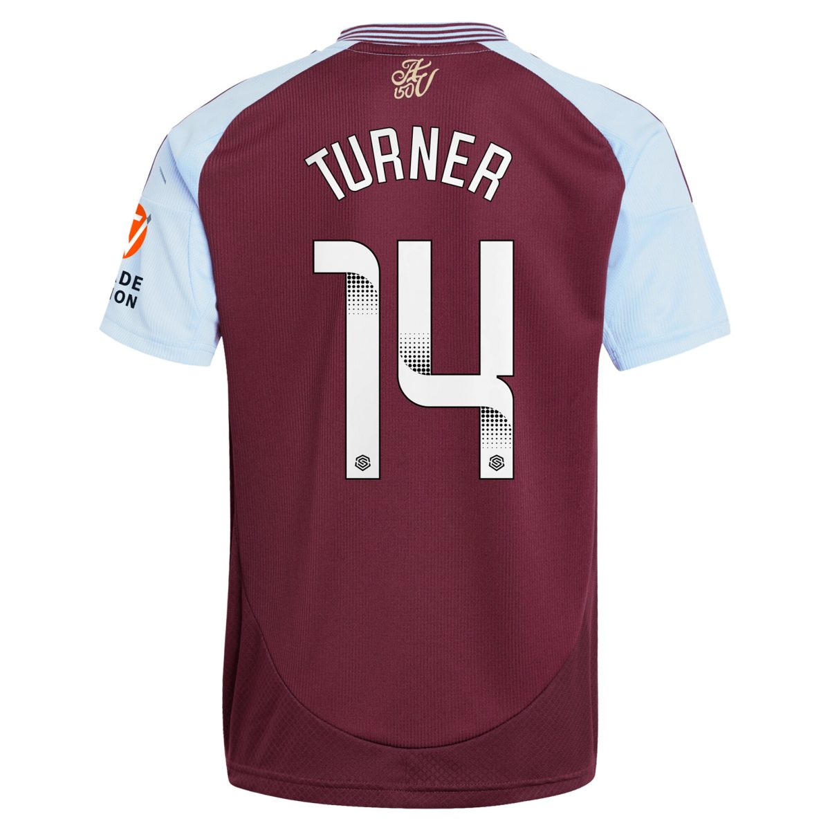 aston villa wsl adidas home shirt 2024-25 with turner 14 printing Collection | Aston Villa Fan Shop
