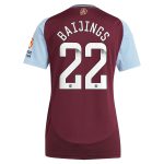 aston villa wsl adidas home shirt 2024-25 – womens with baijings 22 printing Collection | Aston Villa Fan Shop
