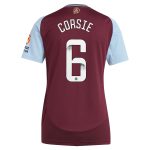 aston villa wsl adidas home shirt 2024-25 – womens with corsie 6 printing Collection | Aston Villa Fan Shop