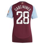 aston villa wsl adidas home shirt 2024-25 – womens with gabi nunes 28 printing Collection | Aston Villa Fan Shop
