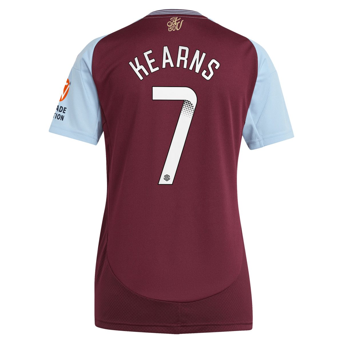 aston villa wsl adidas home shirt 2024-25 – womens with kearns 7 printing Collection | Aston Villa Fan Shop