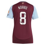 aston villa wsl adidas home shirt 2024-25 – womens with nobbs 8 printing Collection | Aston Villa Fan Shop
