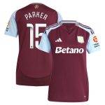 aston villa wsl adidas home shirt 2024-25 – womens with parker 15 printing Collection | Aston Villa Fan Shop