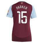 aston villa wsl adidas home shirt 2024-25 – womens with parker 15 printing Collection | Aston Villa Fan Shop
