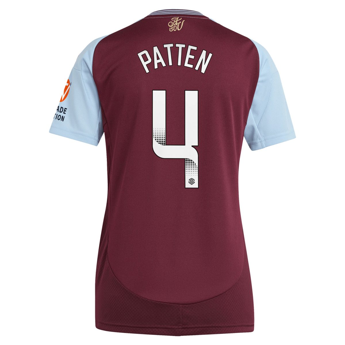 aston villa wsl adidas home shirt 2024-25 – womens with patten 4 printing Collection | Aston Villa Fan Shop