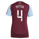 aston villa wsl adidas home shirt 2024-25 – womens with patten 4 printing Collection | Aston Villa Fan Shop